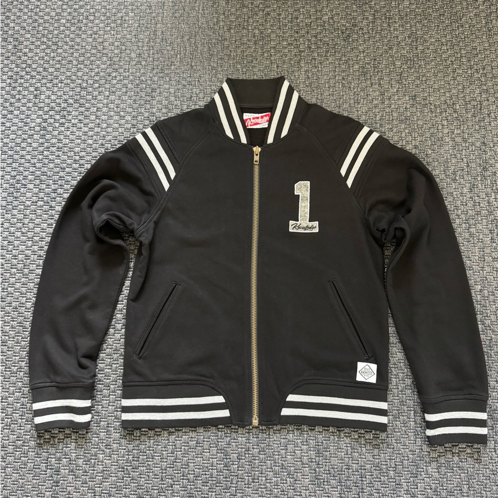 Knowledge Black Jacket with White Accents me s S slim fit